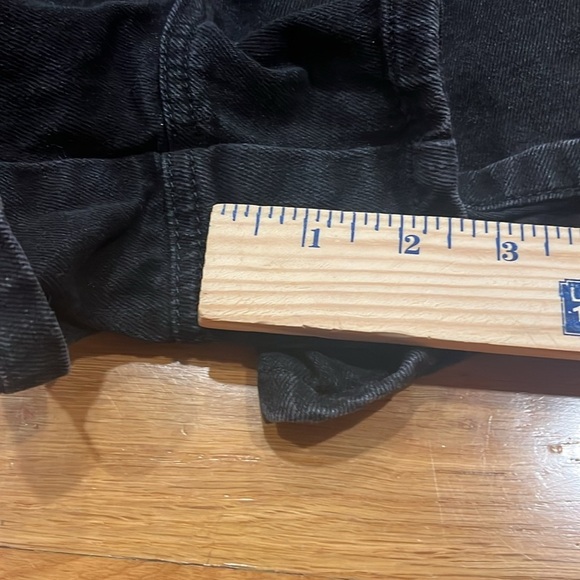 American Eagle outfitters button fly with belt mom Jean shorts size 12 . - Picture 7 of 10